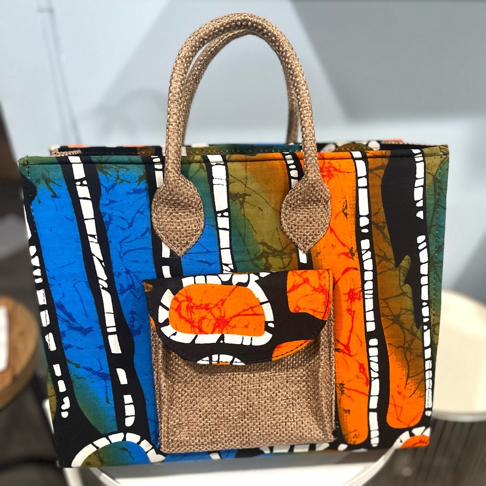 Large Hand Crafted Made in Nigeria Handbag